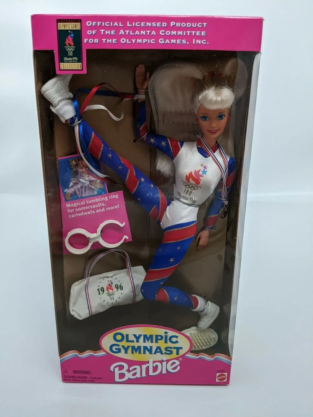 Barbie - Olympic Gymnast Barbie Doll - 1996